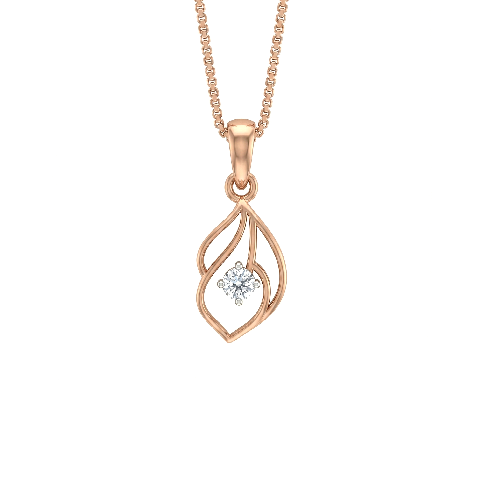 Liana Diamond Pendant with Chain