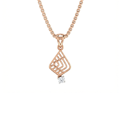 Regal Diamond Pendant With Chain