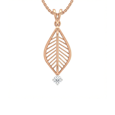 Moonlit Drop Diamond Pendant With Chain