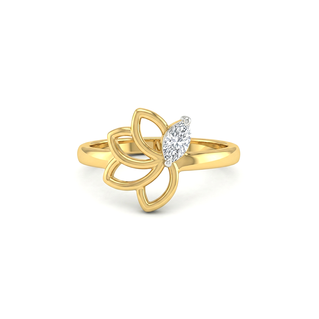 Petal Marquise Diamond Ring
