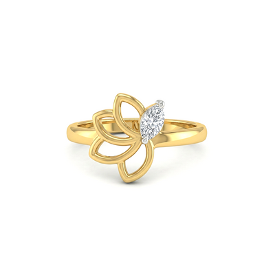 Petal Marquise Diamond Ring