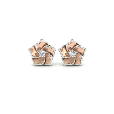 Blush Petal Diamond Studs