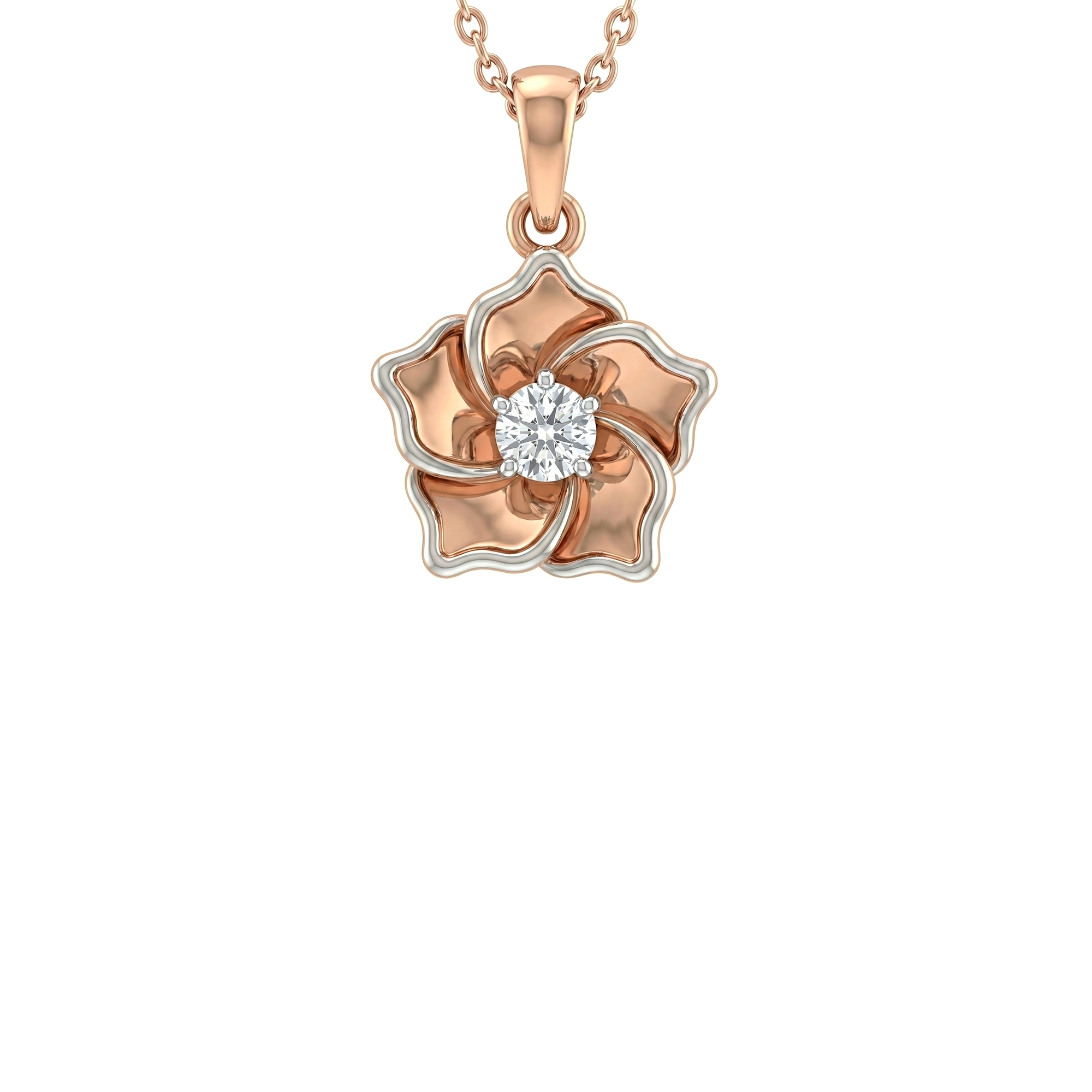 Rosalyn Charm Diamond Pendant
