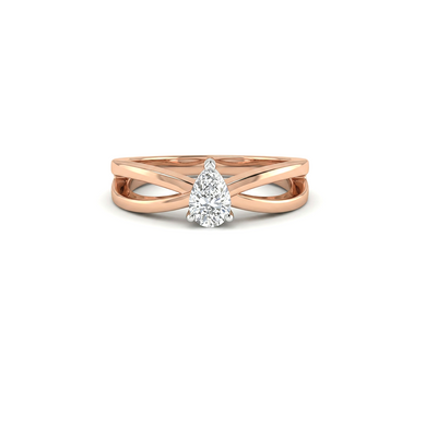 Pear Essence Diamond Ring