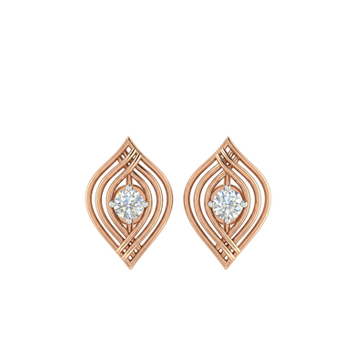 Crown Marquise Diamond Earrings