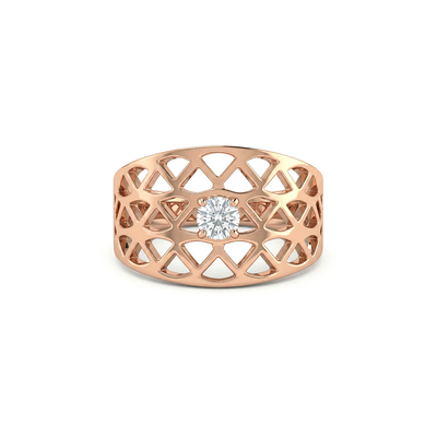 Triangular Lattice Diamond Ring