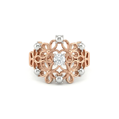 Petal Bloom Diamond Ring