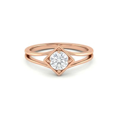 Trinity Edge Diamond Ring