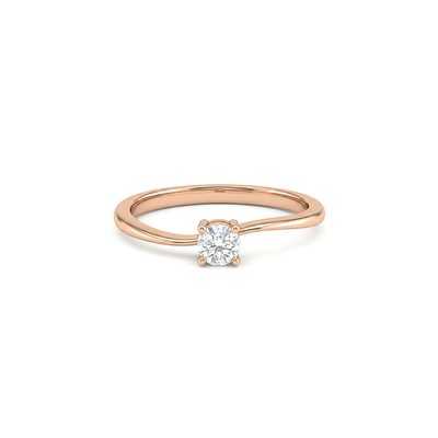 Solitaire Whisper Diamond Ring