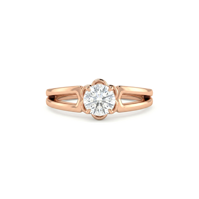 Flower Circle Diamond Ring