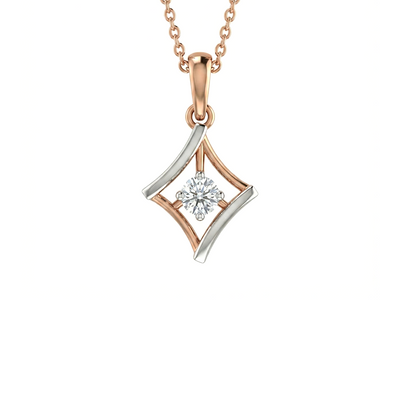 Luminous Triad Pendant with Chain