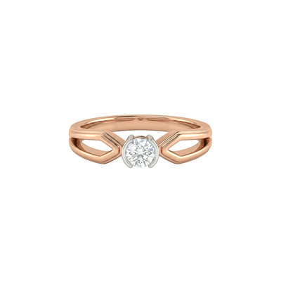 Prism Bezel Diamond Ring