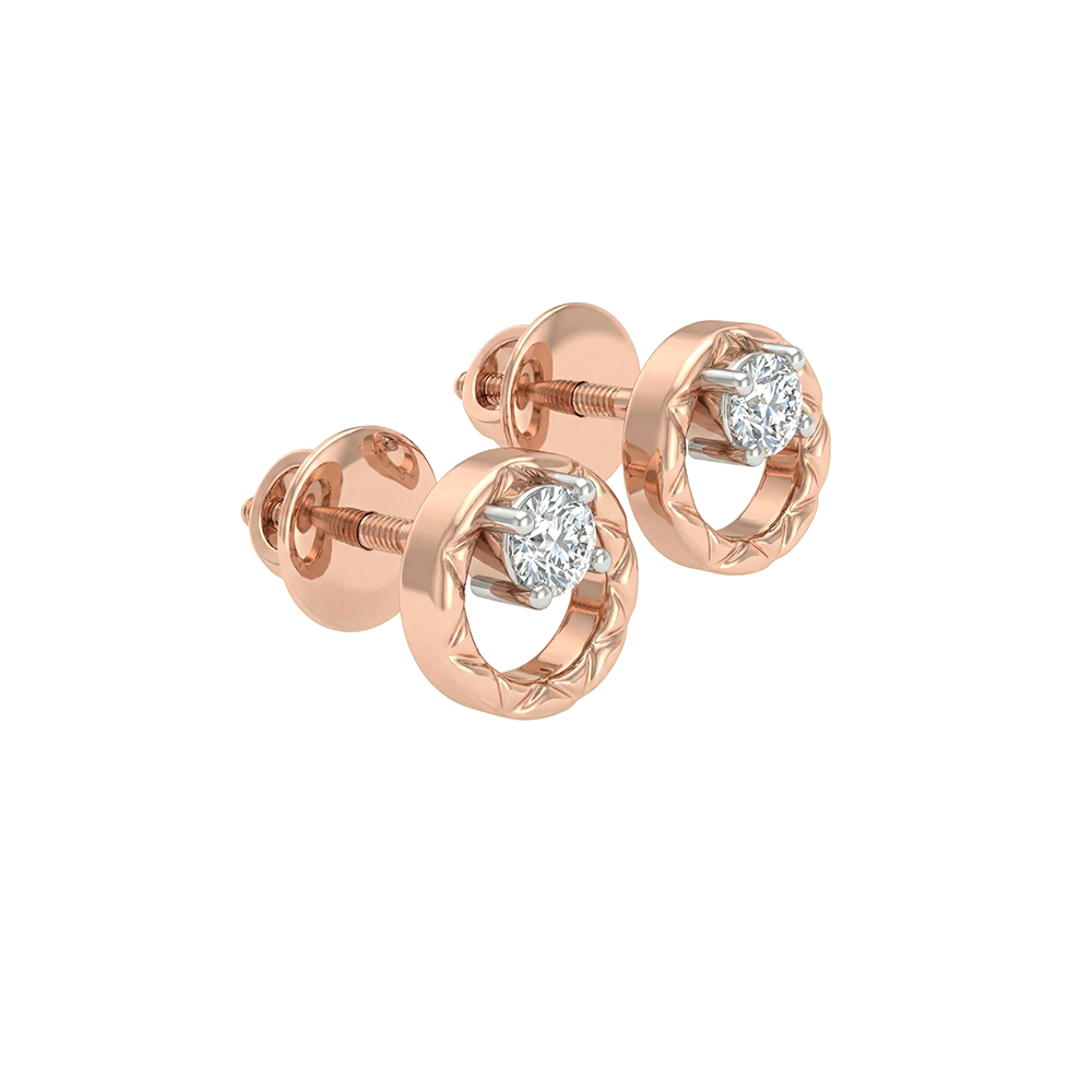 Radiant Orb Diamond Earrings