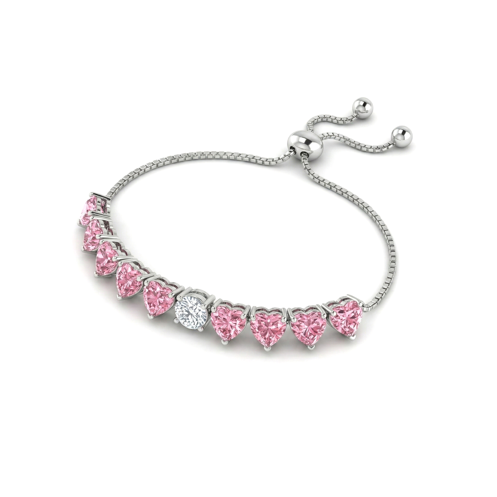 Pink Élan Diamond Bracelet