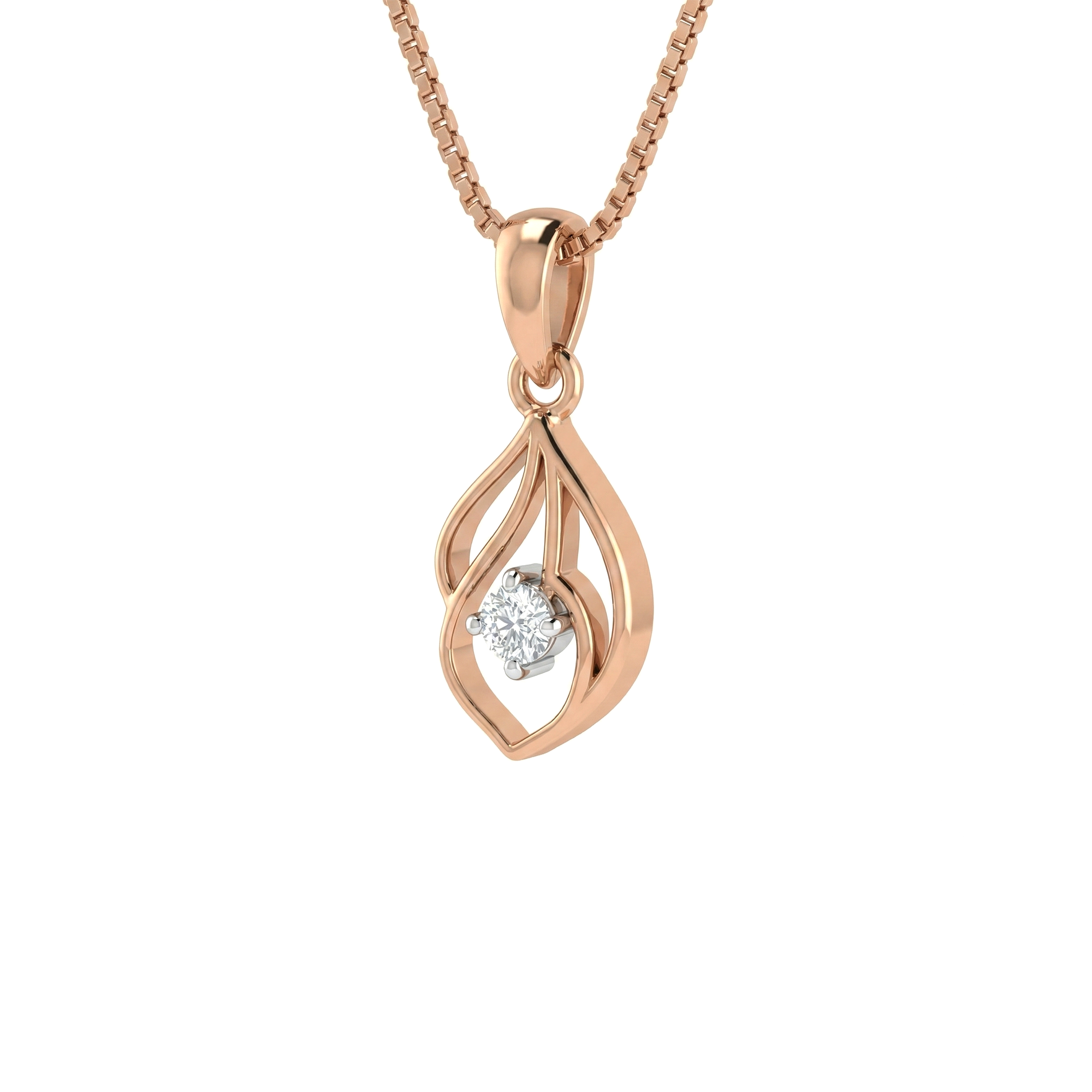 Liana Diamond Pendant with Chain