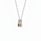 Mocha Radiance Pendant – 18K White Gold Rhodium Plated