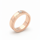 Athenian Grid Ring – 18K Rose Gold Rhodium Plated