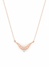 Circle Grace Loop Pendant – 18K Rose Gold Rhodium Plated