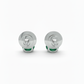 Celvian Gemlight Studs – 18K White Gold Rhodium Plated