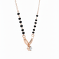 V-Drop Grace Mangalsutra Chain– 18K Rose Gold Rhodium Plated