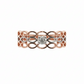 Auric Lattice Ring – 18K Rose Gold Rhodium Plated
