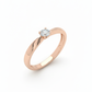 Pure Grace Ring – 18K Rose Gold Rhodium Plated