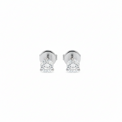 Stellar Solitaire Studs Diamond Earrings