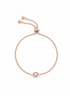Radiant Prism Link Bracelet – 18K Rose Gold Rhodium Plated