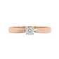 Pure Grace Ring – 18K Rose Gold Rhodium Plated