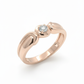 Seren Vault Ring – 18K Rose Gold Rhodium Plated