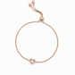 Serene Heart Glow Bracelet – 18K Rose Gold Rhodium Plated