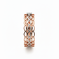 Auric Lattice Ring – 18K Rose Gold Rhodium Plated