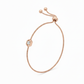 Radiant Prism Link Bracelet – 18K Rose Gold Rhodium Plated