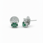 Celvian Gemlight Studs – 18K White Gold Rhodium Plated