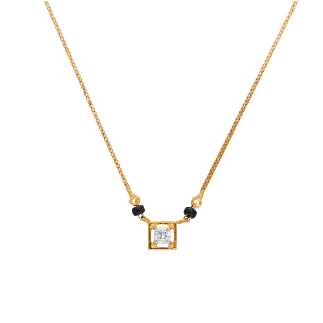 Eternal Knot Diamond Mangalsutra