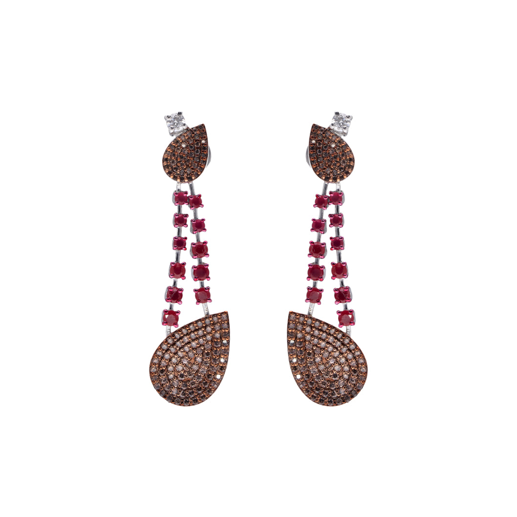Blush Glow Diamond Earrings