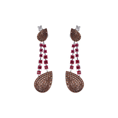 Blush Glow Diamond Earrings
