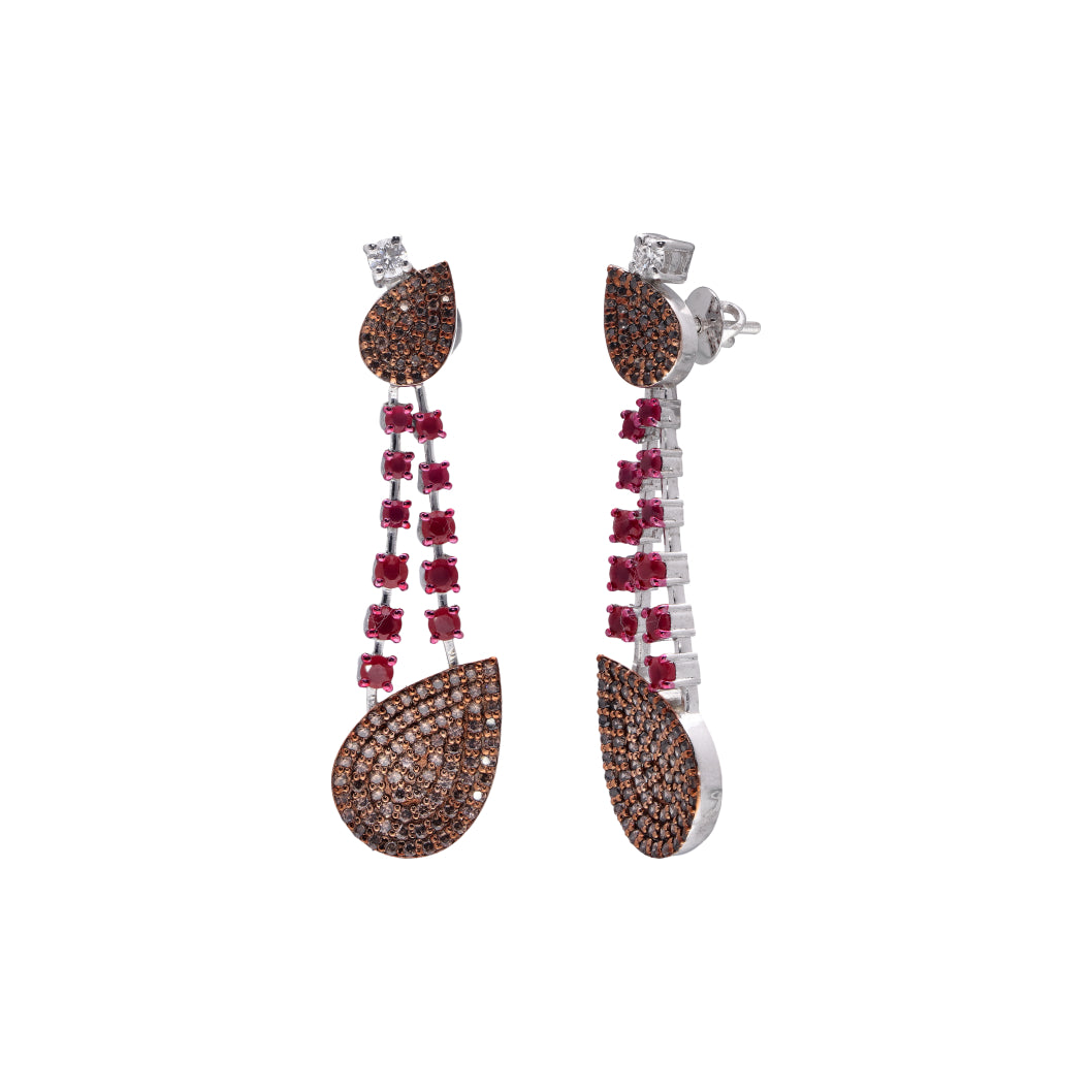 Blush Glow Diamond Earrings
