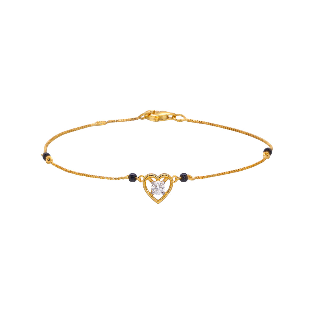 Sacred Bond  Diamond Bracelet Mangalsutra