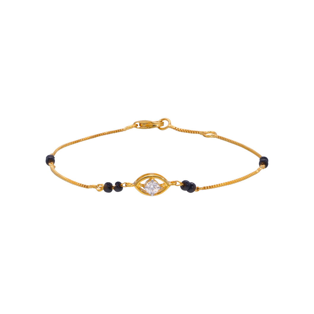 Evil Eye Diamond Bracelet Mangalsutra